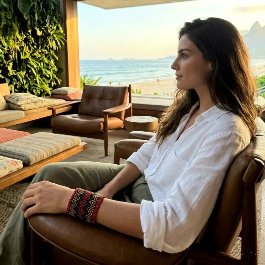 Pulseira Miçanga Umutina - 8,0 cm - nº 21