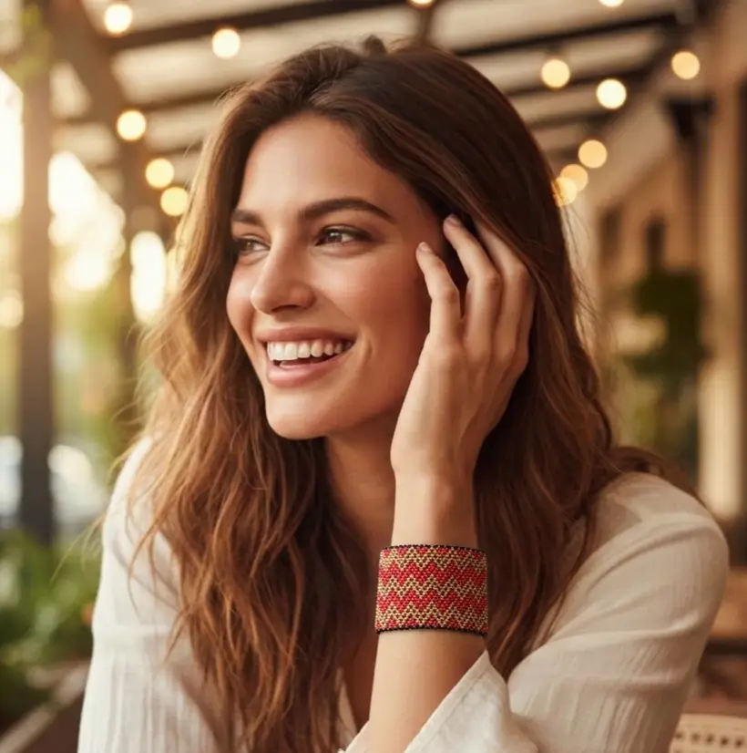 Pulseira Miçanga Umutina - 6,0 cm - nº 23