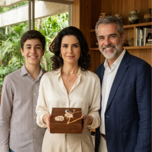 Caixa Marchetada Van M42 - 15 x 15 x 7 cm